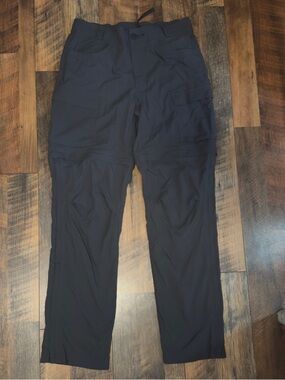 REI Convertible Pants Gray Cargo Pockets Outdoors Zip Off Shorts women’s 6